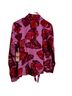 Sofia by Sofia Vergara Floral Pink Red Purple Button-Down Shirt Size M - photo 2