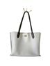 Coach 100% Leather Solid Gray Brown Tote One size - photo 1
