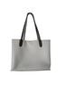 Coach 100% Leather Solid Gray Brown Tote One size - photo 2