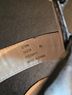 Coach 100% Leather Black Gold Sandals Size 8 - photo 6
