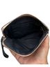 Coach 100% Leather Solid Orange Tan Makeup Bag One size - photo 4