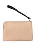 Coach 100% Leather Solid Orange Tan Makeup Bag One size - photo 2