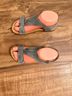 Taos 100% Leather Gray Sandals Size 6 - photo 3