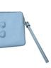 Coach 100% Leather Solid Blue Leather Clutch One size - photo 5
