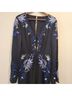 Free People 100% Rayon Floral Black Jumpsuit Size 6 - photo 15