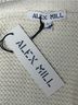 Alex Mill 100% Cotton Solid Ivory Cardigan Size L - photo 3