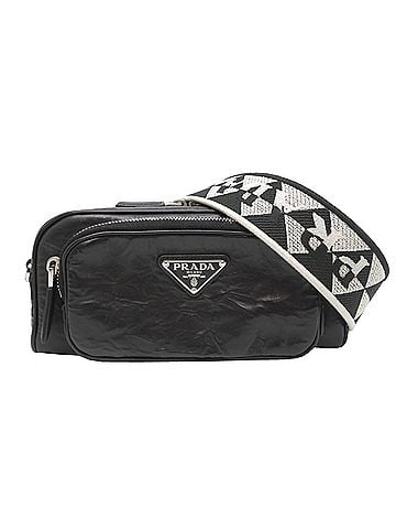 Prada Prada Women's/Men's Shoulder Bag 1BH198 Nappa Antique Leather Black (view 1)
