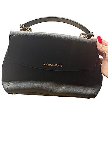 Michael Kors Leather Satchel (view 1)
