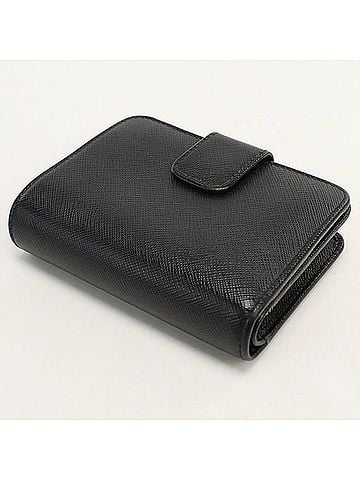 Prada PRADA bi-fold wallet 1ML018 Saffiano leather women's black (view 2)