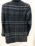 Zara 100% Tweed Plaid Black White Wool Blazer Size M - photo 3