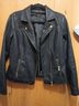 Baccini 100% Polyurethane 100% Polyester Black Faux Leather Jacket Size M - photo 5