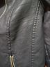 Baccini 100% Polyurethane 100% Polyester Black Faux Leather Jacket Size M - photo 4