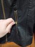 Baccini 100% Polyurethane 100% Polyester Black Faux Leather Jacket Size M - photo 9