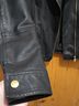 Baccini 100% Polyurethane 100% Polyester Black Faux Leather Jacket Size M - photo 8