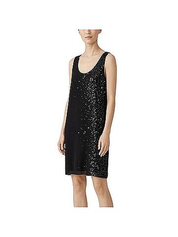Eileen Fisher Silk Georgette Crepe Cocktail Dress (view 1)
