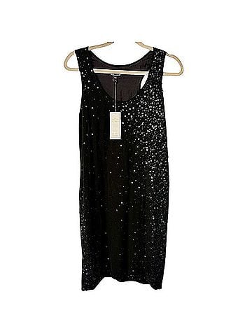 Eileen Fisher Silk Georgette Crepe Cocktail Dress (view 2)