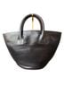 Bally 100% Leather Solid Black Multi Color Leather Tote One size - photo 1