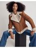 Madewell Brown Leather Jacket Size M - photo 3