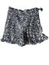 Club Monaco 100% Polyester 100% Polyester Floral Gray White Shorts Size 10 - photo 1