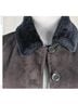 Esprit 100% Faux Suede Black Jacket Size M - photo 5