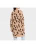Knox Rose Animal Print Tan Black Coat Size M - photo 7