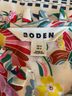 Boden 100% Silk Floral Multi Color Short Sleeve Blouse Size 4 - photo 6