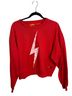 Aviator Nation Print Red Pink Pullover Sweater Size XS - photo 1