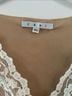 CAbi Floral Tan White Sleeveless Top Size XL - photo 3