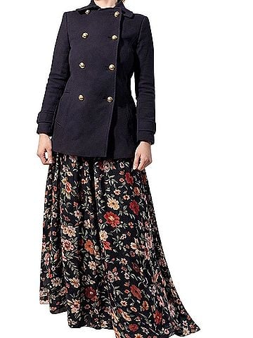 Lauren by Ralph Lauren Ralph Lauren Gold Metal Coat (view 1)