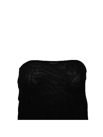 Jean Paul Gaultier Jean Paul Gaultier Soleil Strapless Midi Dress in Black Polyester (view 2)