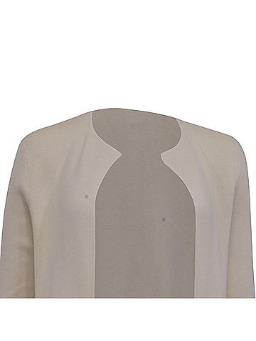 Ralph Lauren Ralph Lauren Open- Front Cardigan in Cream Cashmere (view 2)