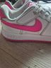Nike White Pink Sneakers Size 4 - photo 3