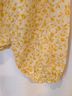 Universal Thread 100% Cotton Floral Yellow Long Sleeve Blouse Size 8 - photo 6