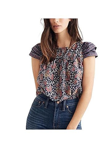 Madewell Short Sleeve Blouse (view 1)