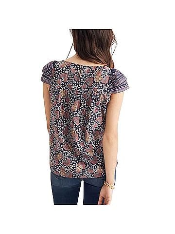 Madewell Short Sleeve Blouse (view 2)