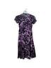 Phase Eight Floral Black Purple Cocktail Dress Size 12 - photo 2
