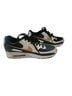 Nike Black Gold White Sneakers Size 8 1/2 - photo 1