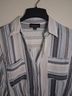 Stitch Fix 100% Rayon Stripes Multi Color Button-Down Shirt Size M - photo 4