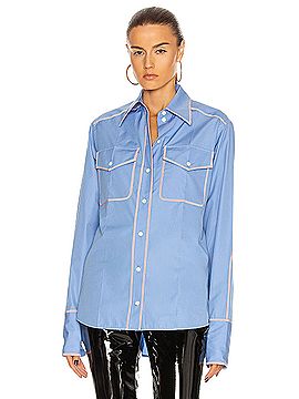 Victoria Beckham Long Sleeve Button-Down Shirt (view 1)