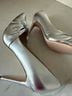Nine West Silver Heels Size 8 - photo 9