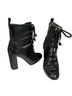 Kurt Geiger 100% Leather Solid Black Ankle Boots Size 8 1/2 - photo 2