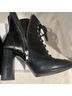 Kurt Geiger 100% Leather Solid Black Ankle Boots Size 8 1/2 - photo 8