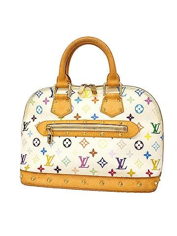 Louis Vuitton Louis Vuitton Alma Monogram Multicolor Handbag M92647 Blanc (Women's) (view 1)
