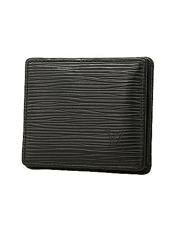 Louis Vuitton Louis Vuitton Epi Leather Wallet/Coin Case, Portemonnaie Boite M63692, Noir (Men's/Women's) (view 1)