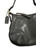 Coach 100% Leather Solid Black Hobo One size - photo 2