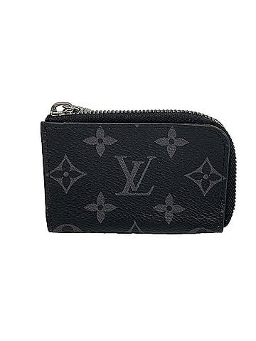 Louis Vuitton Louis Vuitton Wallet/Coin Case Monogram Eclipse Portemonnaie Jour M63536 Black Men's (view 1)