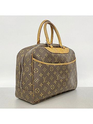 Louis Vuitton Louis Vuitton Monogram Deauville Handbag M47270 Brown Women's (view 2)
