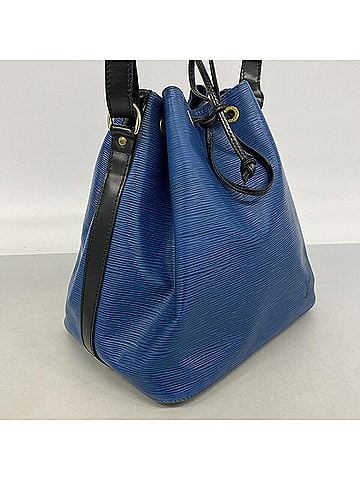 Louis Vuitton Louis Vuitton Epi Bicolor Petit Noé Shoulder Bag M44152 Toledo Blue Noir (Women's) (view 2)