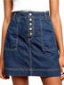 Free People Blue Denim Skirt Size 26 - photo 3