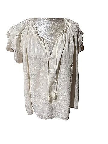 Rose + Olive Short Sleeve Blouse (view 1)